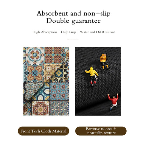 Super Absorbent Tableware Dish Drying Mat Drain Pads Table Placemat Coffee Drainer Rug Tea Cup Drink Holder Kitchen Decoration