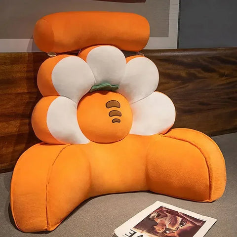 Bedside cushion pillow, office waist cushion, pillow, sleeping, reading, playing with mobile phone tools