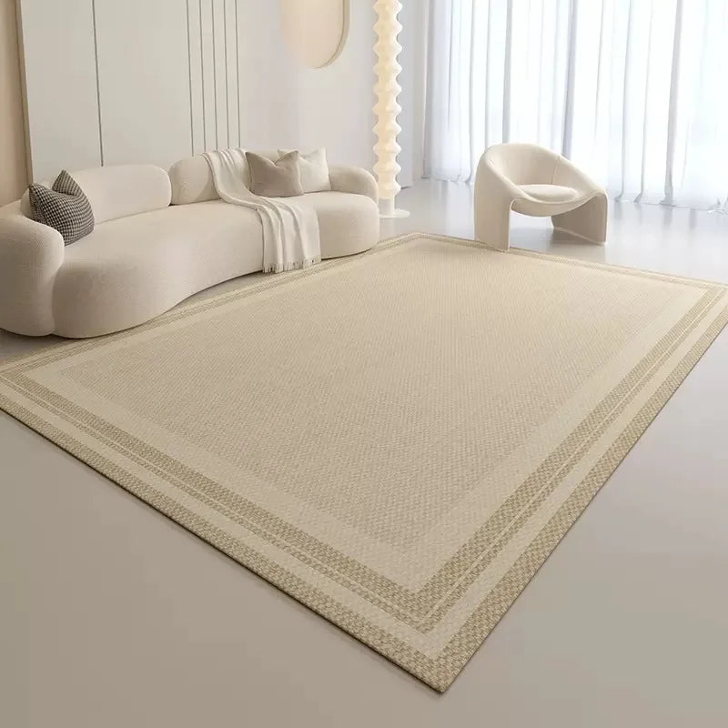 VIKAMA Scandinavian Style Carpet Living Room Stain-resistant Easy to Take Care of the Cool Carpet Full Sofa Carpet Non-slip Rug