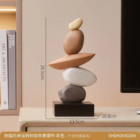 Factory Direct Generation of Light Luxury Art Resin Desktop Ornaments Decorative Living Room Office Wine Cooler TV Cabinet