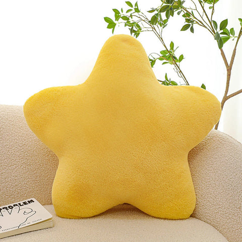 30CM Cute Butter Cheese Throw Pillow Plush Toy Dormitory Sleep  Sofa Chair Cushion Pentagon Star Shape Child Birthday Gift