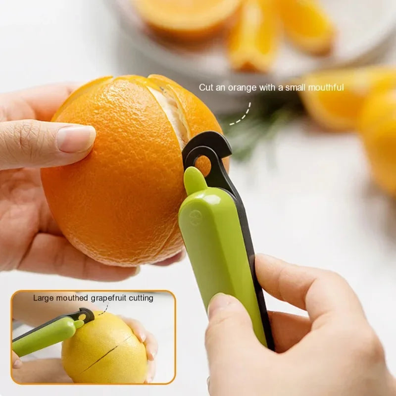 Peeler Fruit Stripper Orange Device Peeling Knife Multifunctional Grapefruit Lemon Orange Cutter Kitchen Fruit Vegetable Tools
