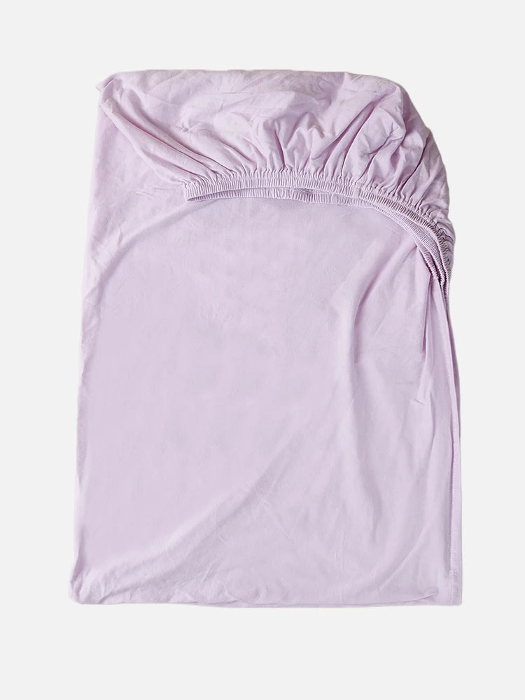 130*70cm Solid Color Baby Fitted Sheets  Cotton Crib Mattress Children's Bed Cover For Newborn Bassinet Cradle Sheet Beding