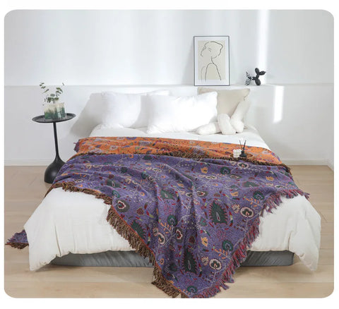 Summer Cotton Blanket And Throws Home Decoration Nap Blanket Bedspread On The Bed Cooling Quilt Large Bed Cover Boho Sofa Towel