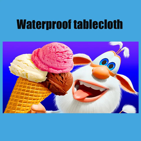Cartoon B-Booba Funny Table Cloth Tablecloth Kitchen, Wedding, Holiday Table Decoration Tablecloth, Outdoor Picnic Tablecloth