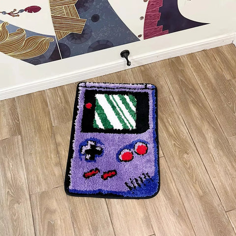 VIKAMA Imitation Cashmere Game Controller Carpet For Living Room And Bedroom, Slip-Resistant And Soft, Suitable For Home Decor