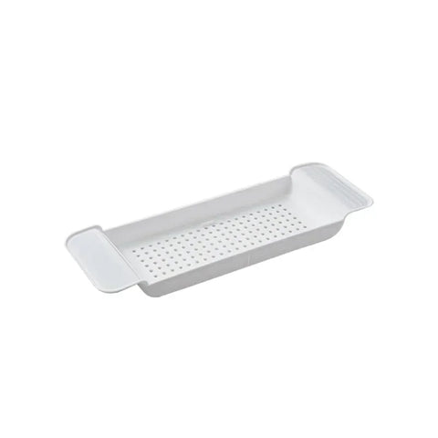 Extendable Bathtub Shelf Bathroom Bathtub Tray Shower Caddy Bamboo Bath Tub Rack Towel Book Holder Storage Organizer Accessories