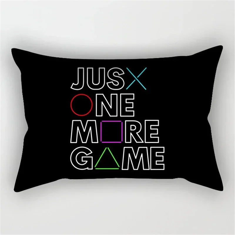 30x50cm 40x60cm 50x70cm esports gaming player handle Print Pillowcase Sofa Hold  Car Seat Cushion Cover Gaming Room decor Home