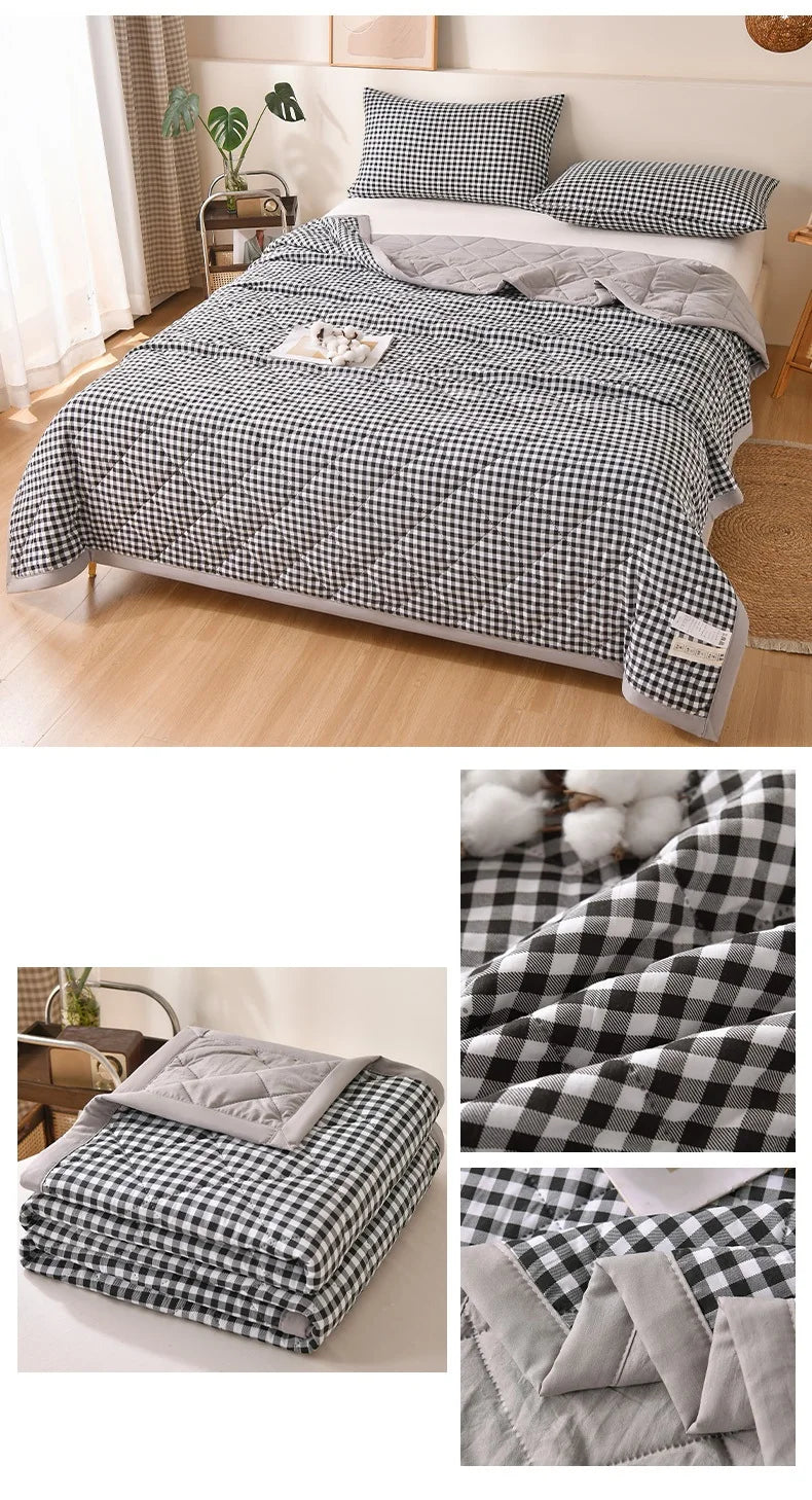 Cool Feeling Quilt Adults Kids Room Comforter 150x200/180x200/200x230cm Blanket Summer Duvet couette de lit (No Pillowcase)