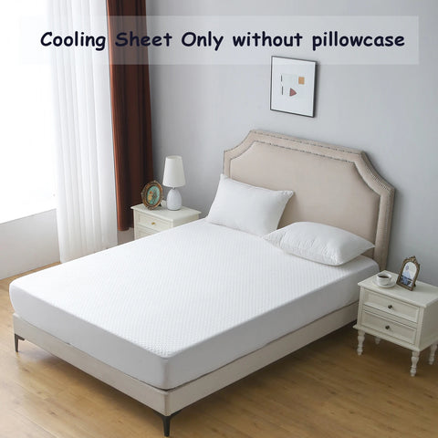 1 pc Cooling Mattress Protector Cover, 400 Thread Count,Breathable & Cool for Hot Sleepers,16" Deep Pocket Queen King Size
