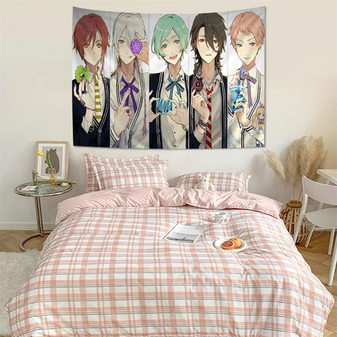 Ensemble Stars GAME Hanging Bohemian Tapestry Bohemian Wall Tapestries Mandala Kawaii Room Decor