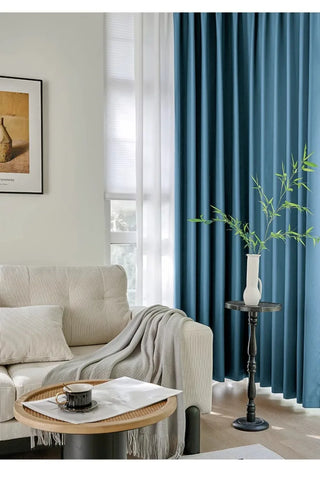 Grey Blackout Curtains Thermal Insulation Cotton Linen Drapes for Bedroom Living Room Sunshade Luxury Custom Window Treatments