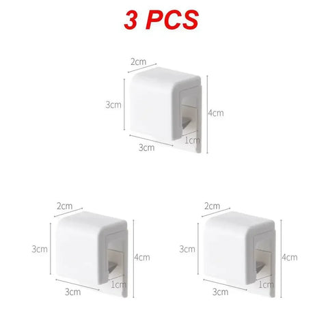 Punch-free Toothpaste Holder Wall-mounted Hook Holders Storage Rack Facial Cleanser Toothpaste Organizer Bathroom Accessories