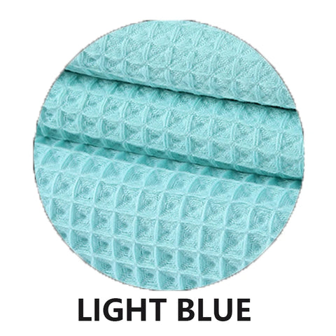 YIANSHU Waffle Towels Set Premium Cotton Bath Towel & Hand Towel Ultra Absorbent Soft Lint Free Quick Dry Lightweight Bath Sheet
