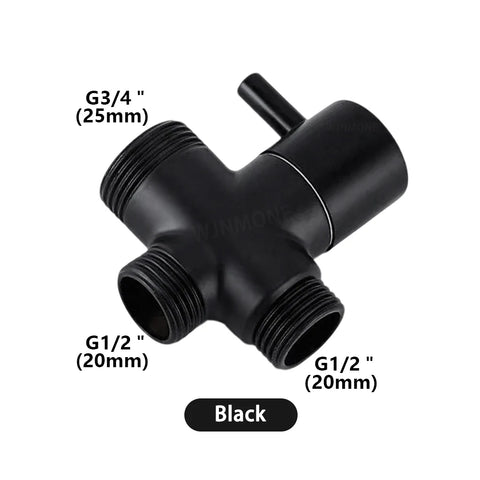 Split Rain Shower Column Set 304 Stainless Steel Shower Head Bathroom Water Connector Showers System Accessories Bathtub Faucet