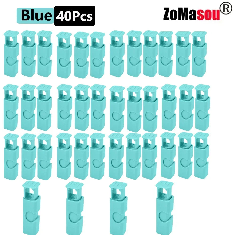 60-1Pcs Food Sealing Clips Bread Storage Bag Clips For Snack Wrap Bags Spring Clamp Reusable Kitchen Organization Sealing Clamp