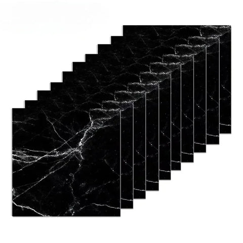 10-40PCS Imitation 3D Marble Wall Sticker Self Adhesive Waterproof Oilproof Wallpaper for Kitchen Tile Wall DIY Home Decoration