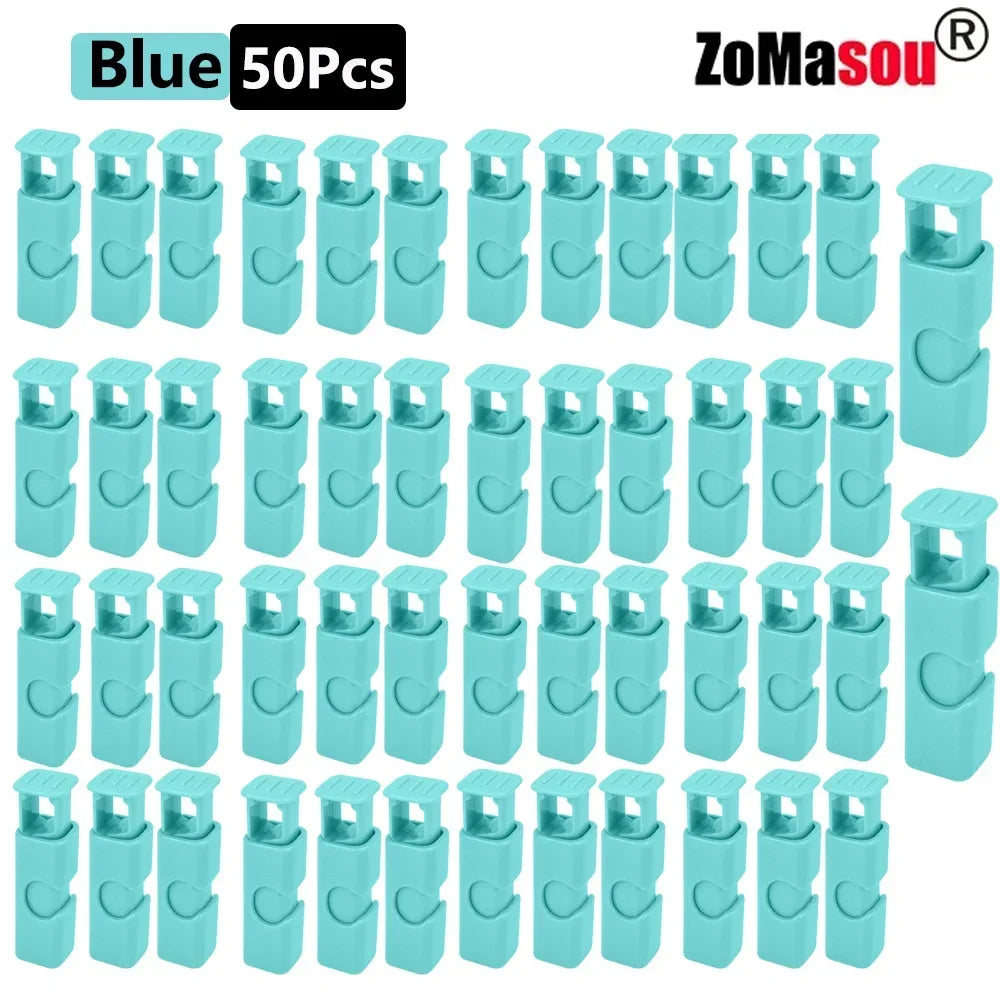 60-1Pcs Food Sealing Clips Bread Storage Bag Clips For Snack Wrap Bags Spring Clamp Reusable Kitchen Organization Sealing Clamp