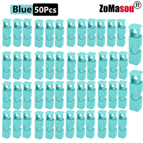 60-1Pcs Food Sealing Clips Bread Storage Bag Clips For Snack Wrap Bags Spring Clamp Reusable Kitchen Organization Sealing Clamp