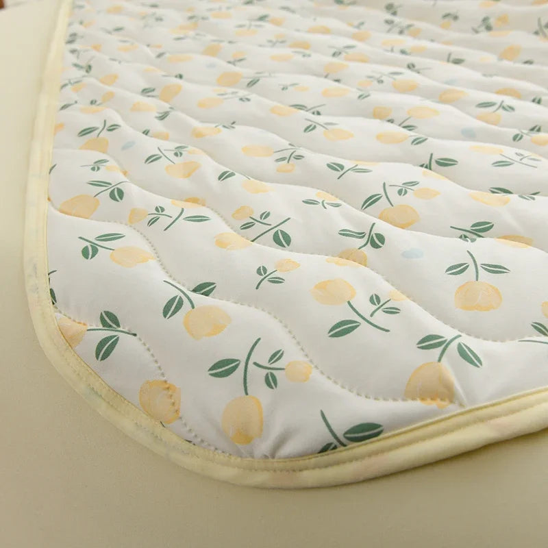 New Floral Print Spring Summer Quilt Soft Comfortable Quilted Quilts Single Double Blanket for Bed Comforter Knitted Thin Duvet