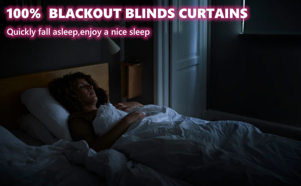 100 Blackout Window Cover Darkest Light Block Black Privacy Film House Home Tint Glass Cloth Curtain Bedroom UV Sunshade Sun