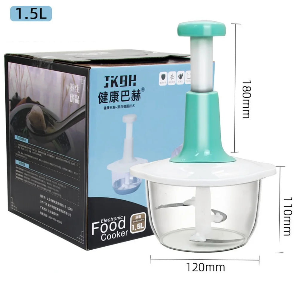 Manual Vegetable Mincers Press Type Household Garlic Meat Cutter Grinders Whisk Stirre Kitchen Food Chopper Mini food Processor