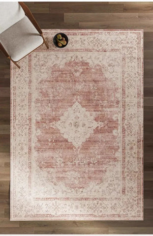 VIKAMA Bohemian Faux Wool Rug - Ultra-Thin, Stain-Resistant,Non-Slip Carpet for Study Room & Living Room,Soft Floor Mat Home Dec