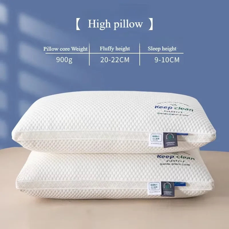 3D Cervical Neck Pillow with High Elasticity and Non Collapse Shape Memory Comfortable Sleeping Pillows Hotel Bedroom Bed Pillow