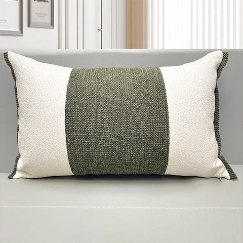 Fabric Sofa Pillows Modern mat Sample Room Hotel High-End Ele Square Waable Pure Color PP Cotton Filled