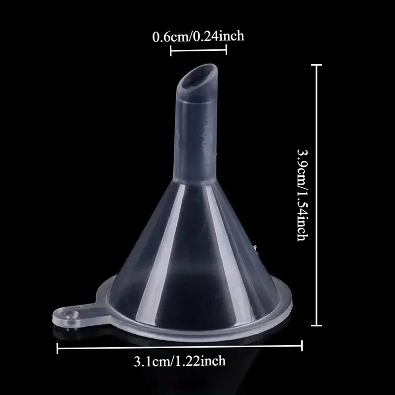 3/5PCS Plastic Small Funnel Perfume Dispensing Funnel Spray Funnel Dispenser Household Kitchen Liquid Dispensing Gadgets
