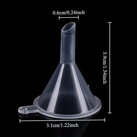 3/5PCS Plastic Small Funnel Perfume Dispensing Funnel Spray Funnel Dispenser Household Kitchen Liquid Dispensing Gadgets