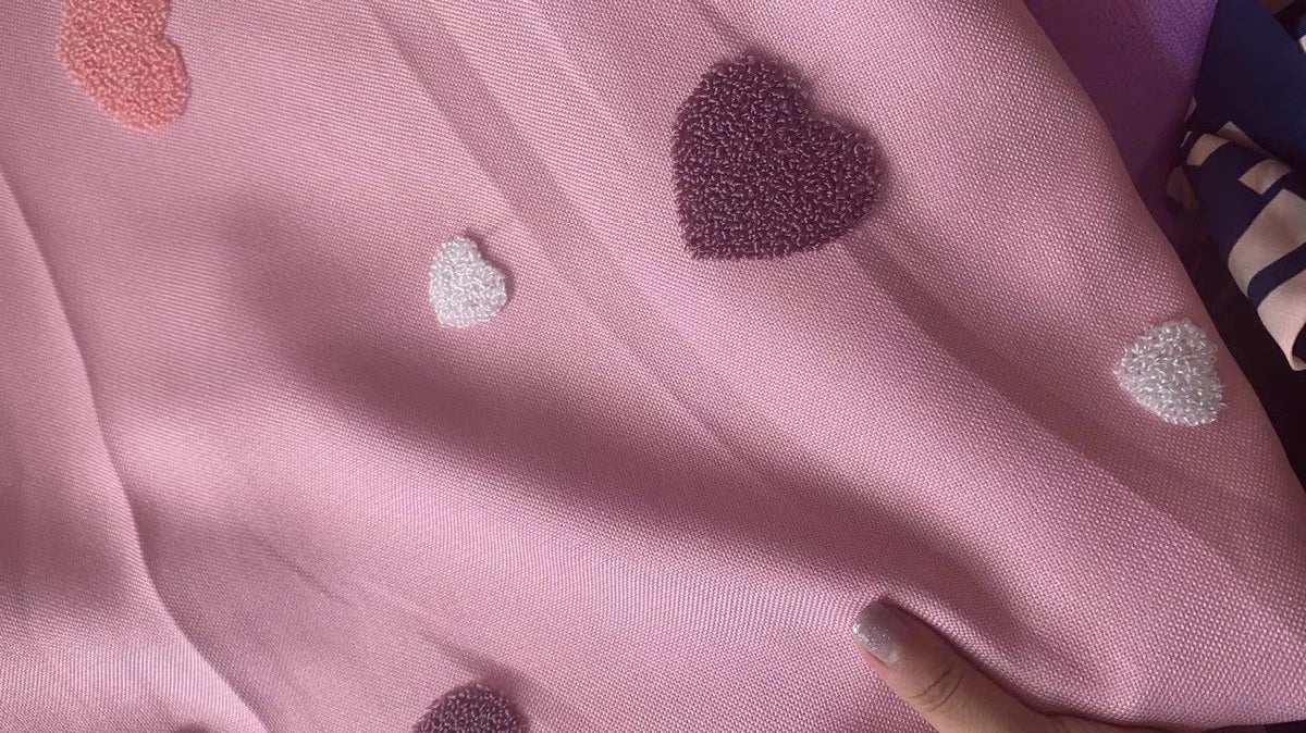 Cartoon Pink Heart Shape Blackout Curtains For Baby Girls Bedroom  Lovely Tulle For Living Room Window Treatment Drapys X-M05#30