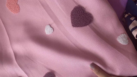 Cartoon Pink Heart Shape Blackout Curtains For Baby Girls Bedroom  Lovely Tulle For Living Room Window Treatment Drapys X-M05#30