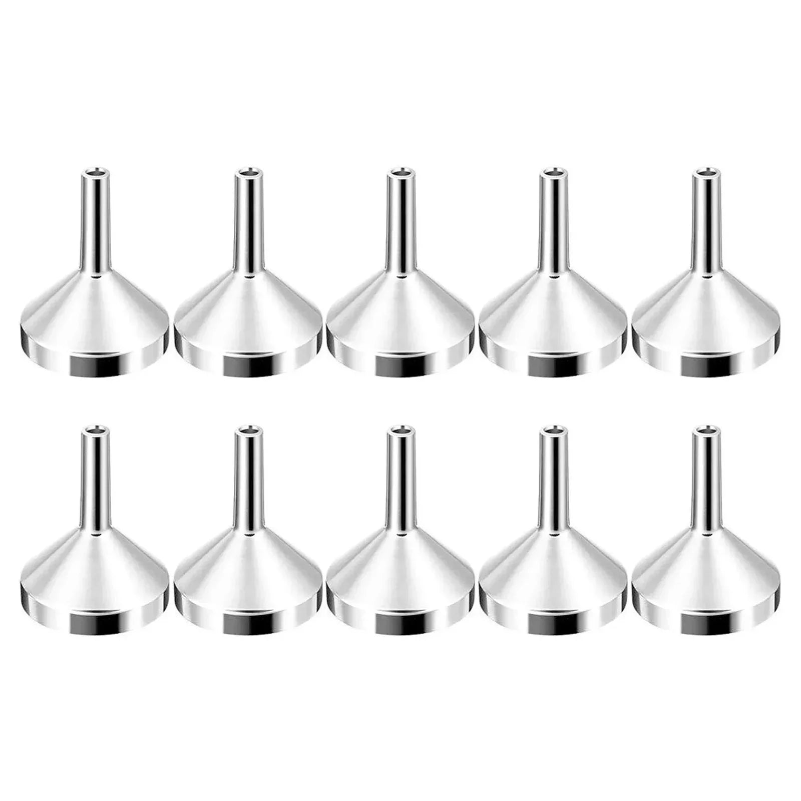 1/5Pcs Mini metal Aluminum Funnel Kitchen Oil Liquid Funnel with Detachable Filter Wide Mouth Funnel for Canning Kitchen Tools