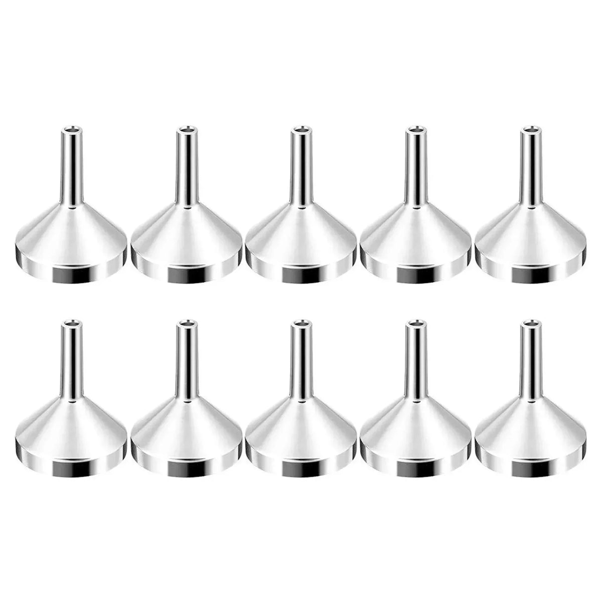 1/5Pcs Mini metal Aluminum Funnel Kitchen Oil Liquid Funnel with Detachable Filter Wide Mouth Funnel for Canning Kitchen Tools