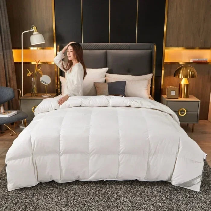 Down duvet 95 white goose down five-star hotel warm double single duvet core goose down duvet