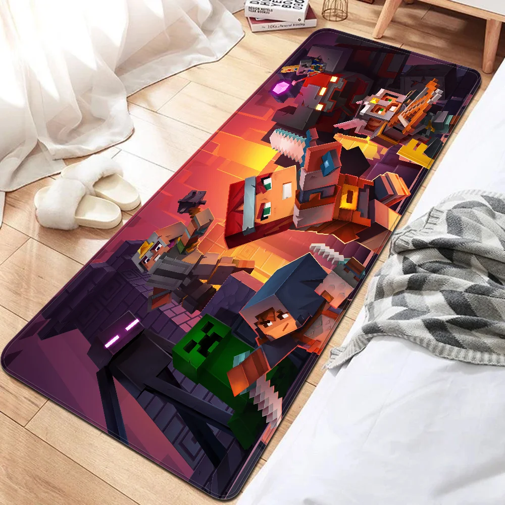 Hot Game M-Minecrafts Kitchen Mat Cheaper Anti-slip Modern Living Room Balcony Printed Modern Home Decor