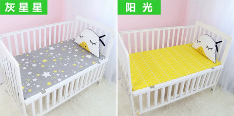 51x28inch(130x70 cm) Newborn Baby Fitted Crib Sheets Cartoon Print Bed Sheet Baby Bed Mattress Covers for Unisex Baby Boys Girls