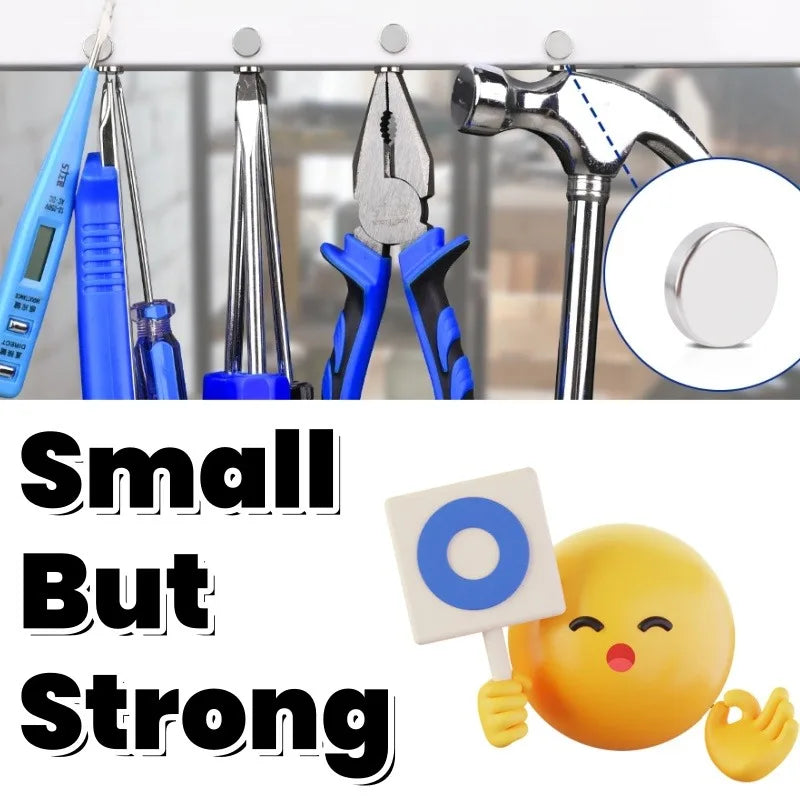Super Powerful Magnets Disc Magnets for Fridge, DIY, Building, Scientific, Craft, Education, 5x2 8x2 10x2 10x3 12x2 15x2