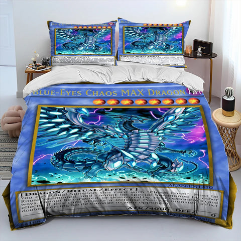 3D Yu-Gi-Oh MONSTER CARD Anime  Comforter Bedding Set,Duvet Cover Bed Set Quilt Cover Pillowcase,king Queen Size Bedding Set Kid