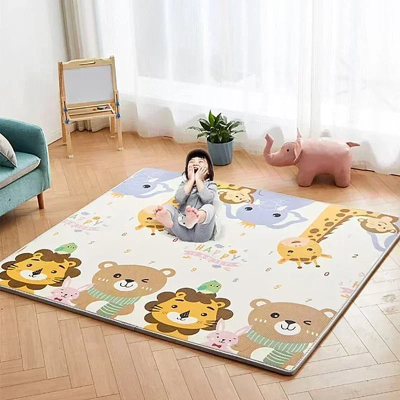 200*180cm Large Size Cartoon Baby Play Mat Xpe Puzzle Children's Mat Baby Climbing Pad Kids Rug Baby Games Mat Toys for Children