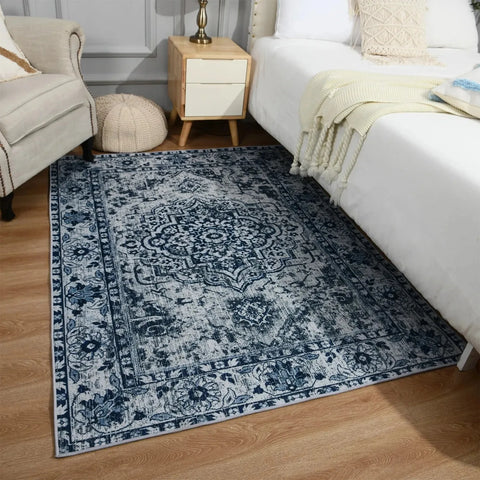 Turkish Persian Rug for Retro Ethnic Living Room and Bedroom Large Area Decor