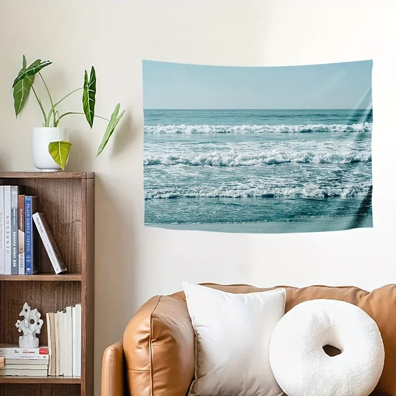 Wave Landscape Tapestry for Living Room, Bedroom, Dormitory Wall Decoration, Party, Valentine Birthday Gift Wall Hanging