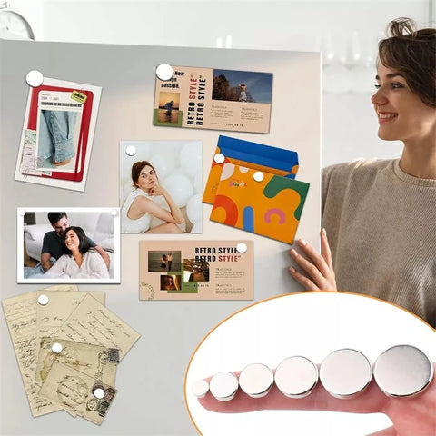 Round magnet Home Decoration Accessories For Fridge, DIY, Projects, Office 6x2 10x2 10x4 15x2 15x4 20x2 20x4