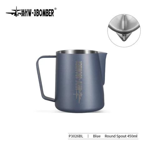 MHW-3BOMBER 3.0 Milk Frothing Pitcher 450/600ml Stainless Steel Steam Milk Pitcher Jug for Espresso Latte Art Coffee Accessories