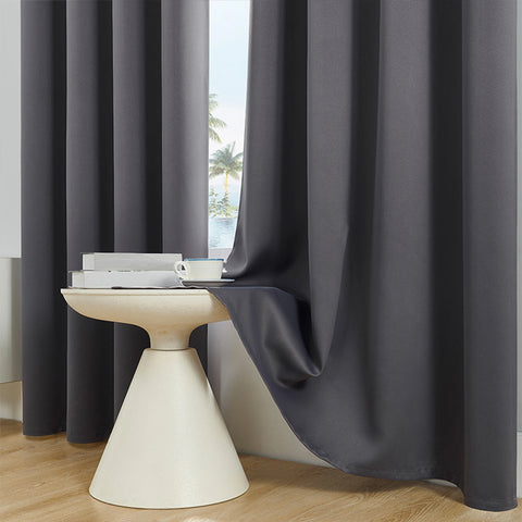 Yellow Blackout Curtains With Black TPU Interlining Thin and Light Drapery Panel for Bedroom Meetingroom Share Room Office
