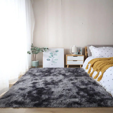 VIKAMA Girl Bedroom Bedside Light Luxury Carpet Living Room Warm Plush Children's Room Soft Easy Care Large Area Floor Mat