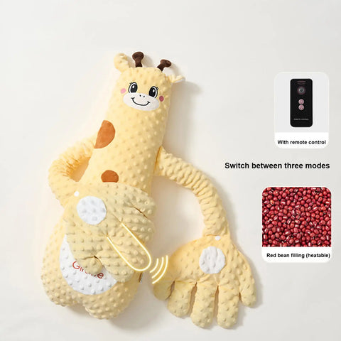 Baby Patting Pillow Baby Sleep Soothers with 3 Adjustable Modes Interactive Stuffed Animal Shape Cushion Cozy Companion for Car