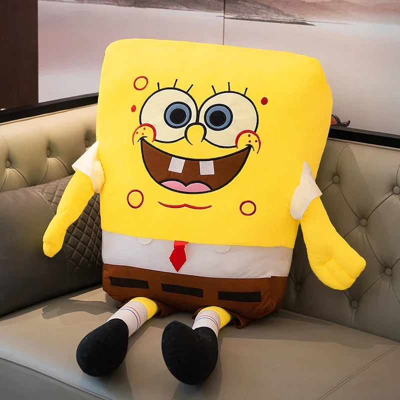 Big Size Cute SpongeBob Patrick Star Cushion Very Soft Hug Pillow Cartoon Anime Pillow Kawaii Cushion Room Decor Xmas Gifts