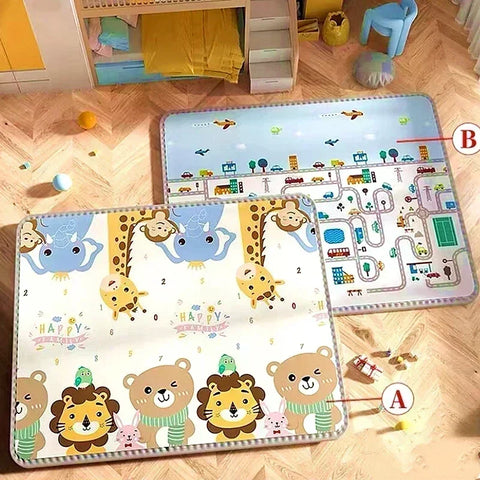 200*180cm Large Size Cartoon Baby Play Mat Xpe Puzzle Children's Mat Baby Climbing Pad Kids Rug Baby Games Mat Toys for Children